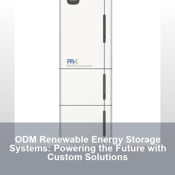 ODM Renewable Energy Storage Systems: Powering the Future with Custom Solutions